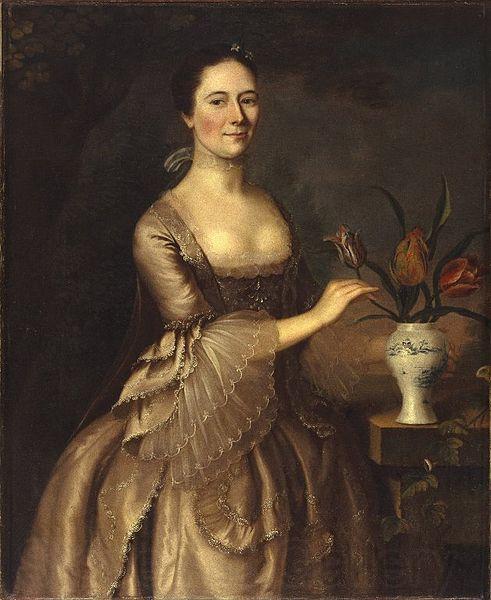 Joseph Blackburn Portrait of a Woman France oil painting art